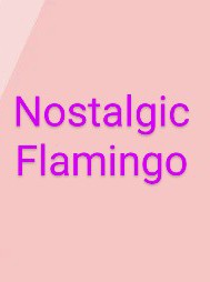 Nostalgic Flamingo Gift Card