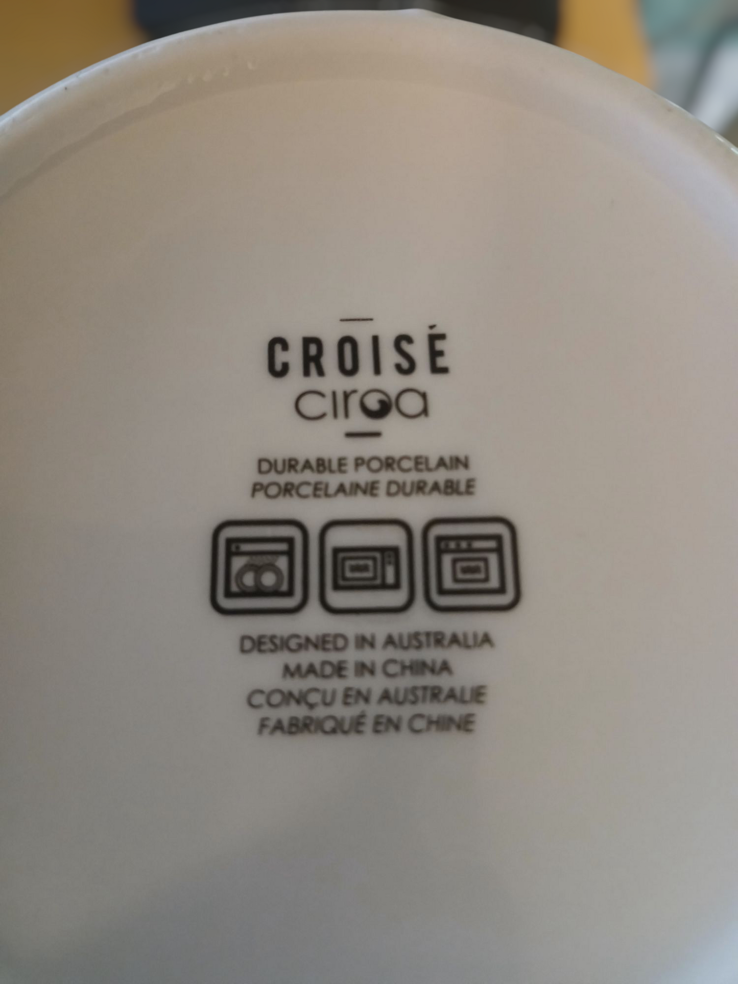 Croise Ciroa Porcelain, Bamboo lid Canister Set