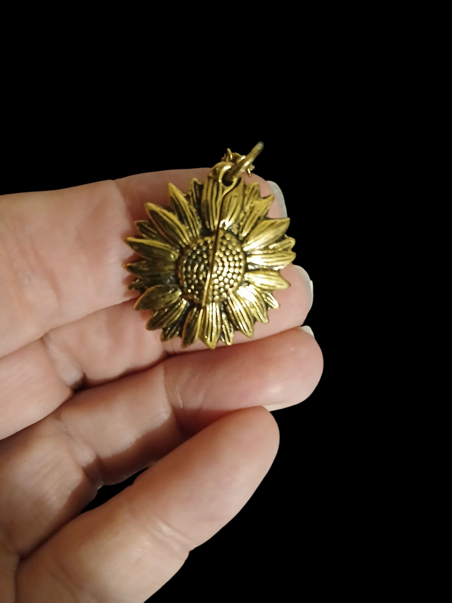 Sunflower Necklace - Gold